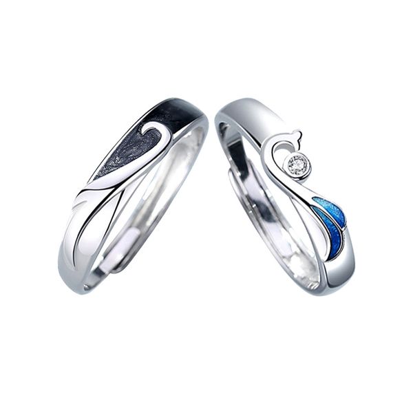 the s925 sterling silver phoenix for huang couple ring a pair of female male european and american simple personality versatile to ring manu, Golden;silver
the s925 sterling silver phoenix for huang couple ring a pair of female male european and american simple personality versatile to ring manu, Golden;silver
