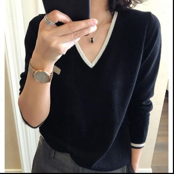 womens sweaters cashmere sweater women winter pullover solid knitted for autumn female oversized, White;black
womens sweaters cashmere sweater women winter pullover solid knitted for autumn female oversized, White;black