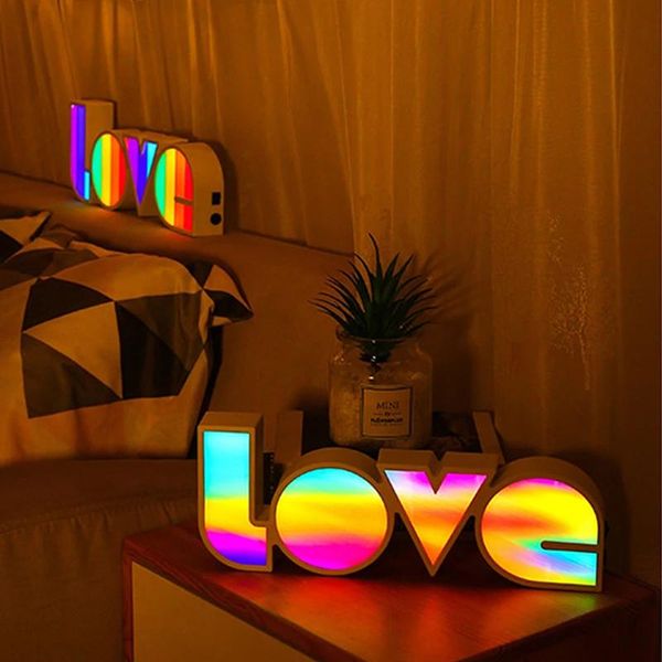 night lights creative led letter light nightlight rainbow color up love sign decor lamp proposal wedding valentine's day
night lights creative led letter light nightlight rainbow color up love sign decor lamp proposal wedding valentine's day