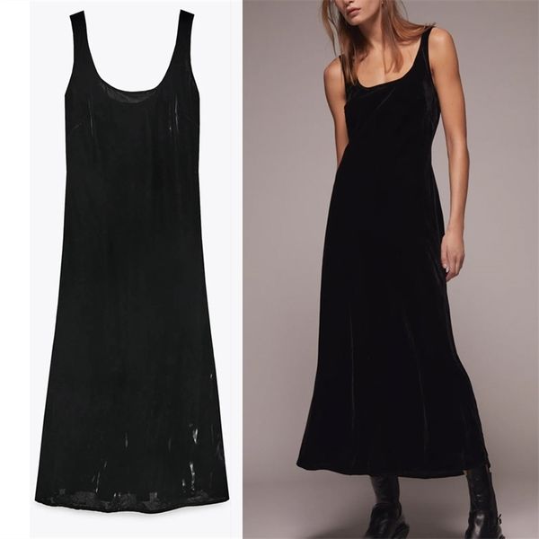 long black velvet dress women sleeveless o neck straps party dresses woman fashion backless vintage vestidos 210524, Black;gray
long black velvet dress women sleeveless o neck straps party dresses woman fashion backless vintage vestidos 210524, Black;gray
