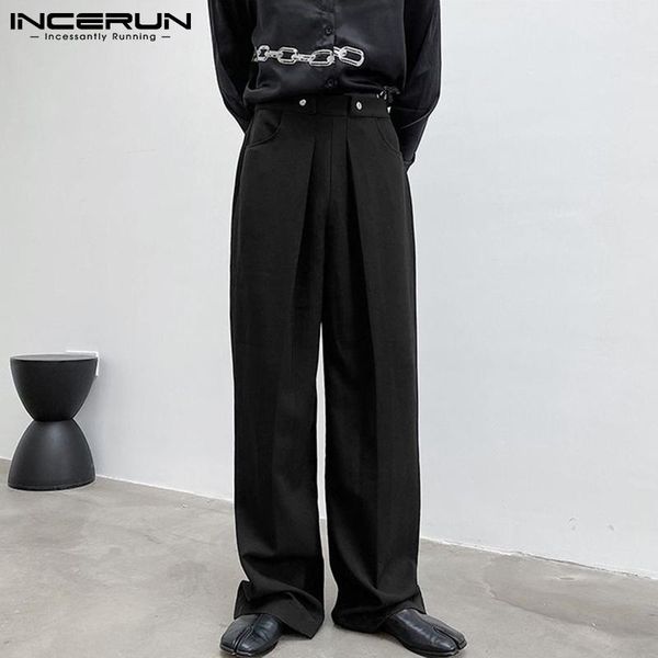 men casual pants solid color streetwear joggers loose straight trousers fashion korean style pantalones hombre s-5xl incerun men's, Black
men casual pants solid color streetwear joggers loose straight trousers fashion korean style pantalones hombre s-5xl incerun men's, Black