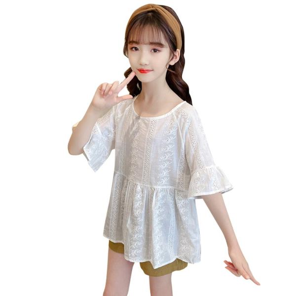 kids clothes girls floral blouse + short for casual style girl outfit summer kid 6 8 10 12 14 clothing sets, White
kids clothes girls floral blouse + short for casual style girl outfit summer kid 6 8 10 12 14 clothing sets, White