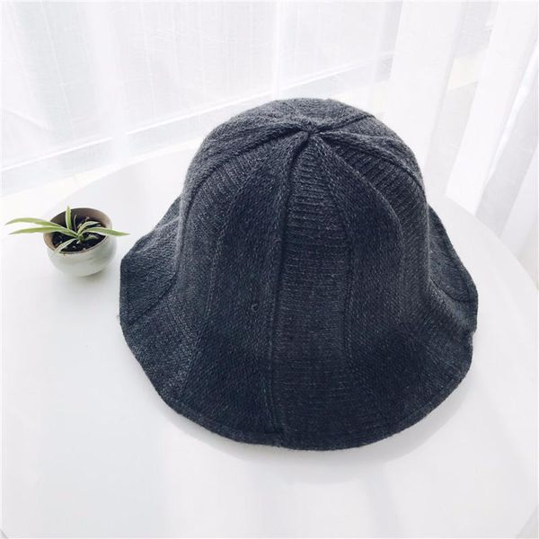 women autumn winter japanese korean knitting fisherman hat gentle female simple fashion pure color dome bucket ha09 wide brim hats, Blue;gray
women autumn winter japanese korean knitting fisherman hat gentle female simple fashion pure color dome bucket ha09 wide brim hats, Blue;gray