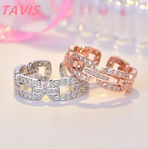 hollow chain shape diamond ring band finger rose gold design open adjustable rings for women girls engagement wedding fashion jewelry will a, Silver
hollow chain shape diamond ring band finger rose gold design open adjustable rings for women girls engagement wedding fashion jewelry will a, Silver