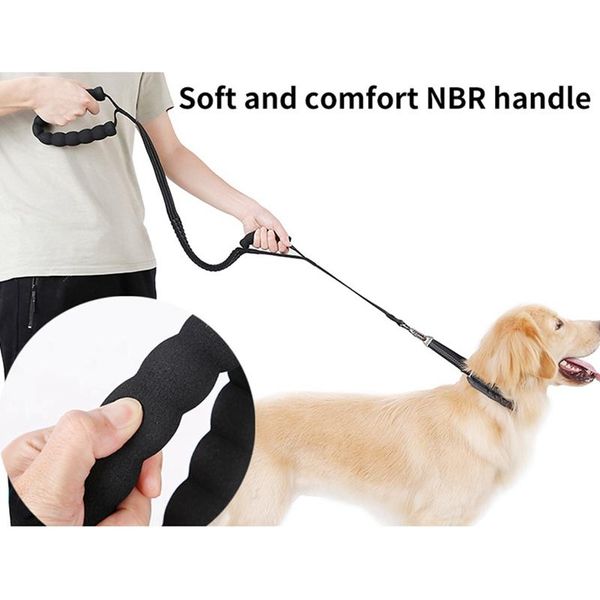 dog collars & leashes large elastic bungee training leash, anti pull absorbing traction rope with 2 control handles
dog collars & leashes large elastic bungee training leash, anti pull absorbing traction rope with 2 control handles