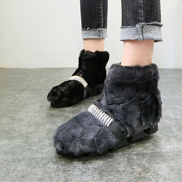 boots women winter ankle black grey warm snow flats ladies crystal decor rubber botines mujer 2021 furry booties
boots women winter ankle black grey warm snow flats ladies crystal decor rubber botines mujer 2021 furry booties