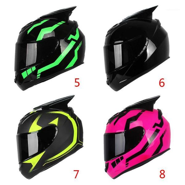 motorcycle helmet women men moto ear personality full face motor 4 colors pink yellow black green1
motorcycle helmet women men moto ear personality full face motor 4 colors pink yellow black green1