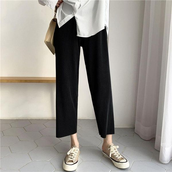 women's pants & capris women casual pluse 5xl summer trousers for female korean style streetwear students simple solid straight pant ch, Black;white
women's pants & capris women casual pluse 5xl summer trousers for female korean style streetwear students simple solid straight pant ch, Black;white