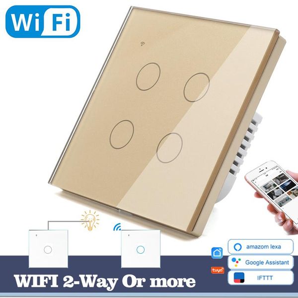 smart home control wifi touch light wall switch gold glass blue led universal phone 4 gang 2 way round alexa google
smart home control wifi touch light wall switch gold glass blue led universal phone 4 gang 2 way round alexa google