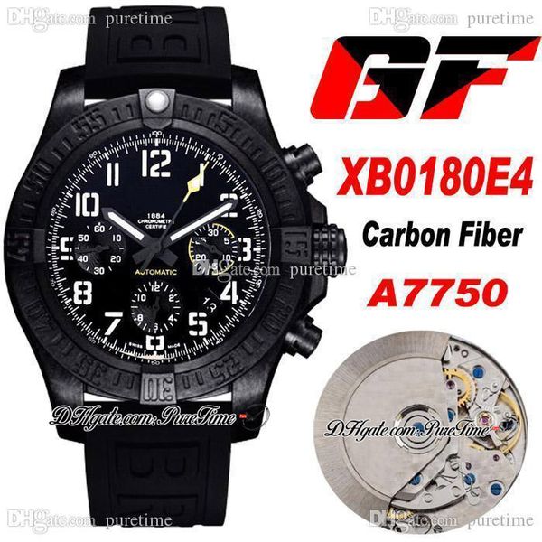 gf xb0180e4 eta a7750 automatic chronograph mens watch carbon fiber case pvd all black dial white big number markers logo rubber strap super, Slivery;brown
gf xb0180e4 eta a7750 automatic chronograph mens watch carbon fiber case pvd all black dial white big number markers logo rubber strap super, Slivery;brown