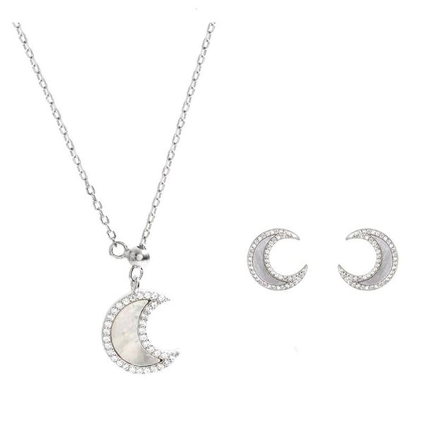 earrings & necklace livvy silver color shell moon love wedding jewelry sets for women bride gift
earrings & necklace livvy silver color shell moon love wedding jewelry sets for women bride gift