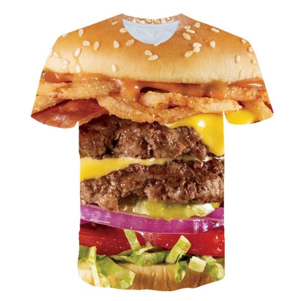 men's t-shirts summer and women's t-shirt short-sleeved gourmet burger style fashion hip hop fun loose large size men tshirt, White;black
men's t-shirts summer and women's t-shirt short-sleeved gourmet burger style fashion hip hop fun loose large size men tshirt, White;black