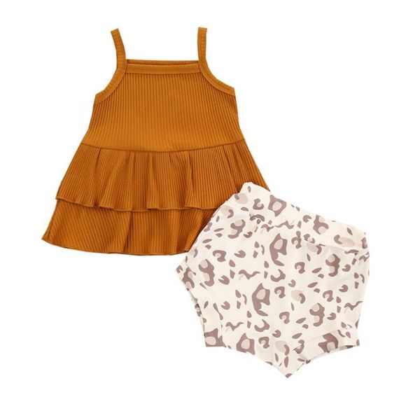 clothing sets 2 pcs born casual outfits baby girl sleeveless ruffle ribbed vest tank leopard print pants summer, White
clothing sets 2 pcs born casual outfits baby girl sleeveless ruffle ribbed vest tank leopard print pants summer, White