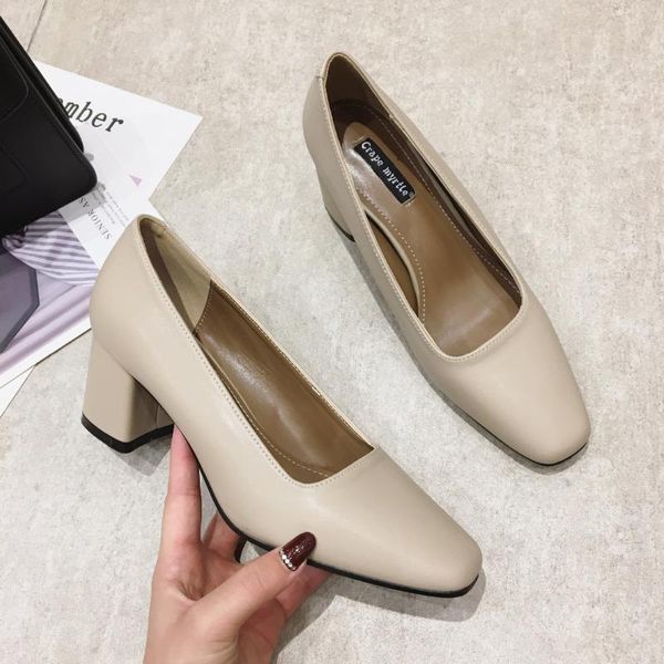 dress shoes slip on women block heels leather pumps office lady work chaussure femme sapatos femininos ro53, Black
dress shoes slip on women block heels leather pumps office lady work chaussure femme sapatos femininos ro53, Black