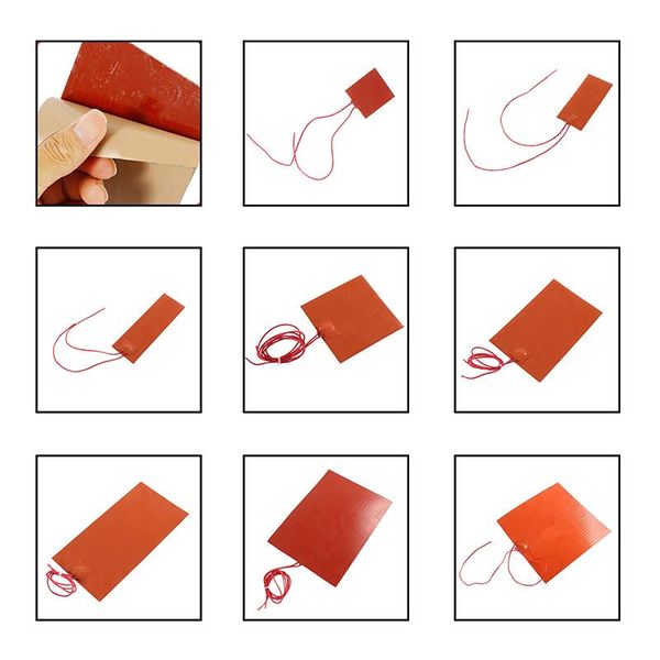 carpets 5v 12v 24v 220v silicone heating pad square rubber heated bed plate flexible waterproof mat warming accessories
carpets 5v 12v 24v 220v silicone heating pad square rubber heated bed plate flexible waterproof mat warming accessories