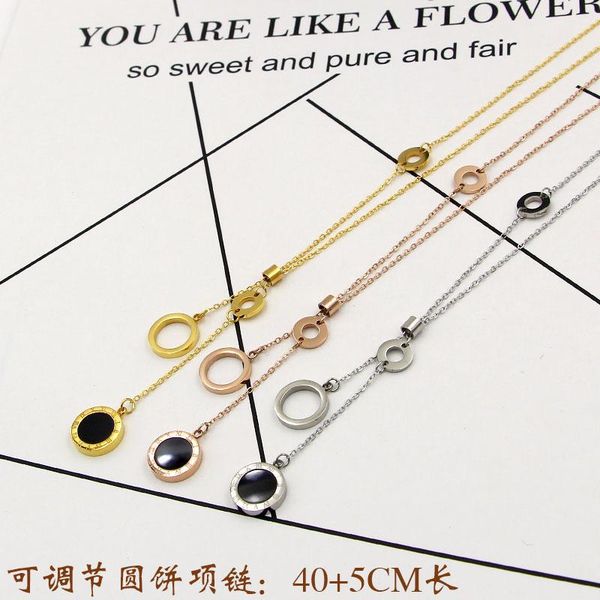 pendant necklaces fashion stainless steel rose gold color love roman numerals black white shell round circle necklace women gift, Silver
pendant necklaces fashion stainless steel rose gold color love roman numerals black white shell round circle necklace women gift, Silver