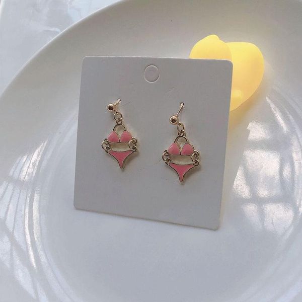 dangle & chandelier personality cute pink bikini earrings for women chic stylish drop cool earings fashion jewelry, Silver
dangle & chandelier personality cute pink bikini earrings for women chic stylish drop cool earings fashion jewelry, Silver