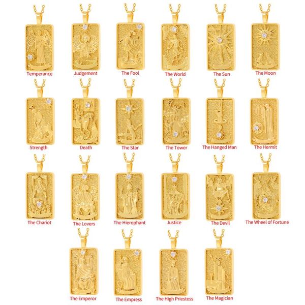 chains vintage tarot cards amulet necklaces for women man kabala symbols zircon square necklace punk sun and moon pendant jewelry gifts, Silver
chains vintage tarot cards amulet necklaces for women man kabala symbols zircon square necklace punk sun and moon pendant jewelry gifts, Silver