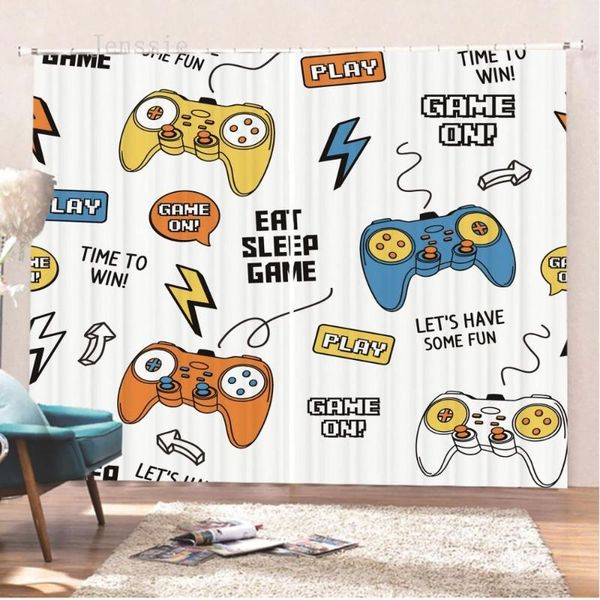 curtain & drapes 3d cartoon gamepad printed blackout curtains for living room game fans bedroom kids teens window decor
curtain & drapes 3d cartoon gamepad printed blackout curtains for living room game fans bedroom kids teens window decor