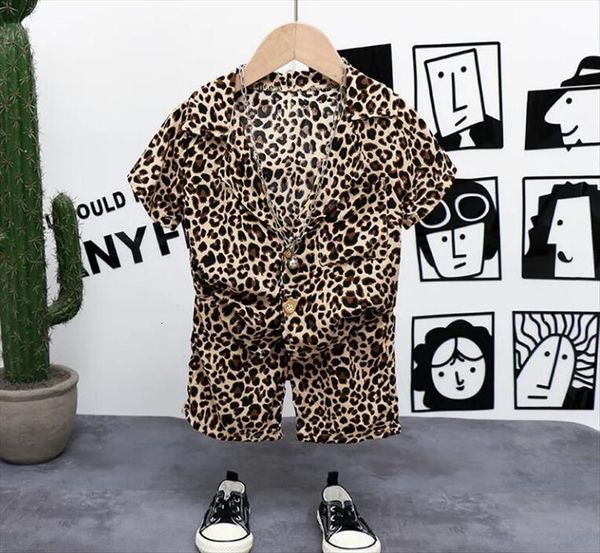 children cotton out clothes summer baby boys leopard print causal shirt shorts 2pcs sets infant kids fashion toddler tracksuits, White
children cotton out clothes summer baby boys leopard print causal shirt shorts 2pcs sets infant kids fashion toddler tracksuits, White