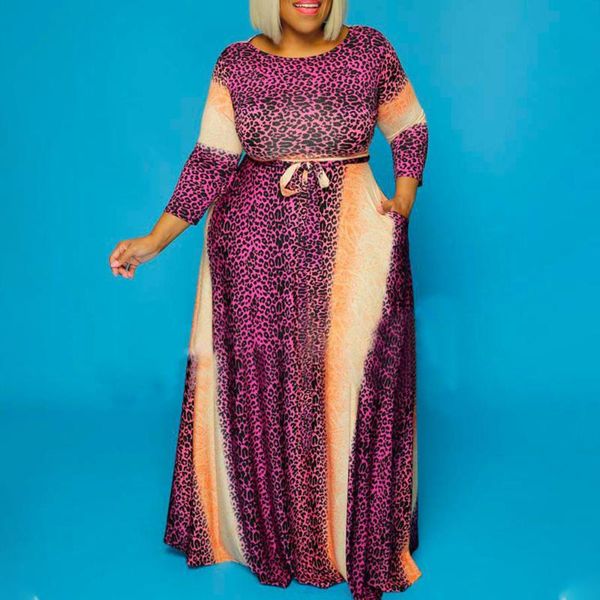 plus size dresses dress autumn 2021 fashion leopard printing round neck high waist long sleeve african loose casual, Black
plus size dresses dress autumn 2021 fashion leopard printing round neck high waist long sleeve african loose casual, Black