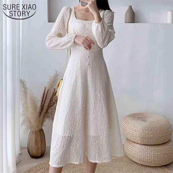puff sleeve women dress spring high waist apricot party french style square collar with zipper sweet vestidos 12917 210421, Black;gray
puff sleeve women dress spring high waist apricot party french style square collar with zipper sweet vestidos 12917 210421, Black;gray
