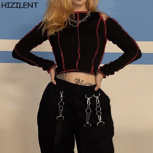women's t-shirt gothic punk tshirts female off shoulder black women long sleeve pullovers autumn winter girls casual slim basic sweats, White
women's t-shirt gothic punk tshirts female off shoulder black women long sleeve pullovers autumn winter girls casual slim basic sweats, White