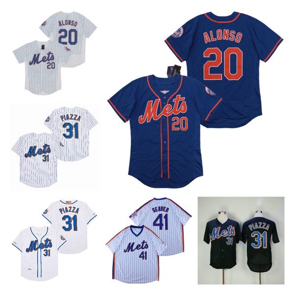 31 mike piazza baseball jerseys vintage 2000 2001 home away black blue white pullover button sitched jersey, Blue;black
31 mike piazza baseball jerseys vintage 2000 2001 home away black blue white pullover button sitched jersey, Blue;black