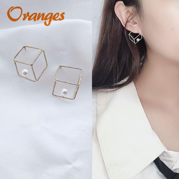 retro creative minimalist geometric earrings for women fashion simple metal square pearl girl earring female jewelry accessories stud, Golden;silver
retro creative minimalist geometric earrings for women fashion simple metal square pearl girl earring female jewelry accessories stud, Golden;silver