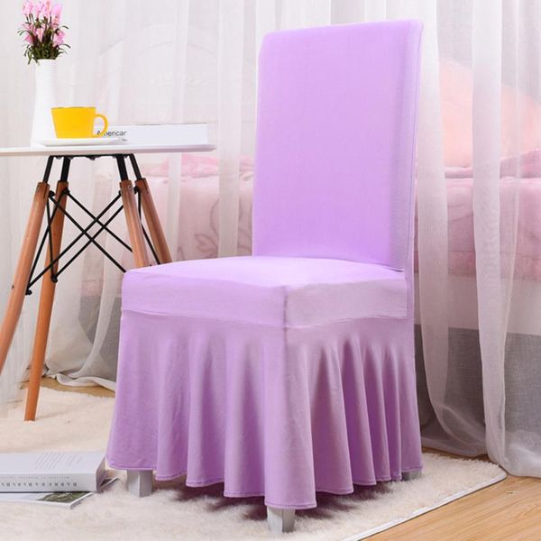 dining wedding banquet skirt style chair cover party decor stretch slipcover effective anti-fouling covers
dining wedding banquet skirt style chair cover party decor stretch slipcover effective anti-fouling covers