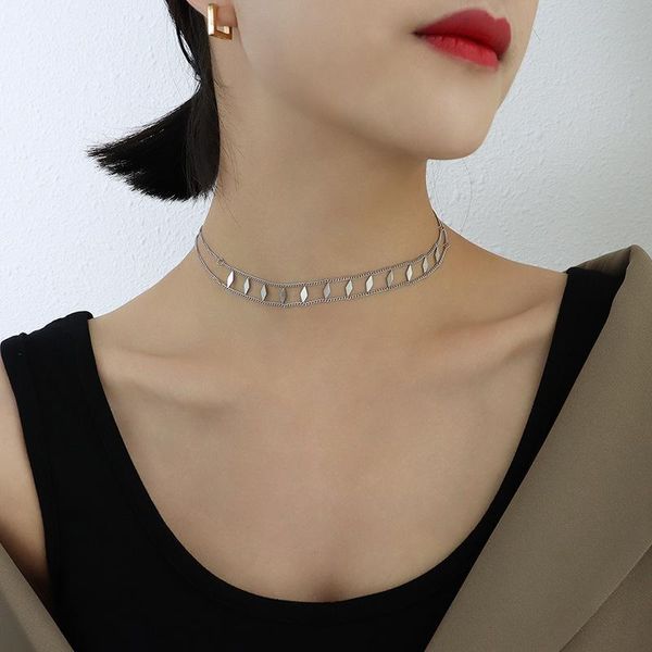 chokers vintage choker necklace stainless steel rose gold silver plated for women 2021 fashion jewelry, Golden;silver
chokers vintage choker necklace stainless steel rose gold silver plated for women 2021 fashion jewelry, Golden;silver