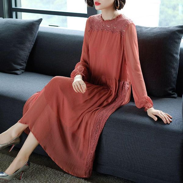 casual dresses spring fall vintage women long sleeve lace patchwork loose red dress 2021 womens pleated hollow out ruffles 3xl elegant, Black;gray
casual dresses spring fall vintage women long sleeve lace patchwork loose red dress 2021 womens pleated hollow out ruffles 3xl elegant, Black;gray