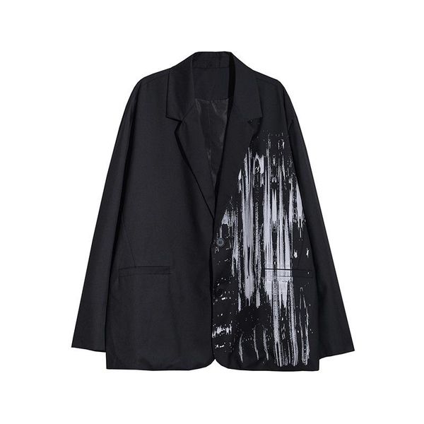 womens suits dark series gothic graffiti loose coat for men women ins fashionable casual couple suit clothing blazer, White;black
womens suits dark series gothic graffiti loose coat for men women ins fashionable casual couple suit clothing blazer, White;black