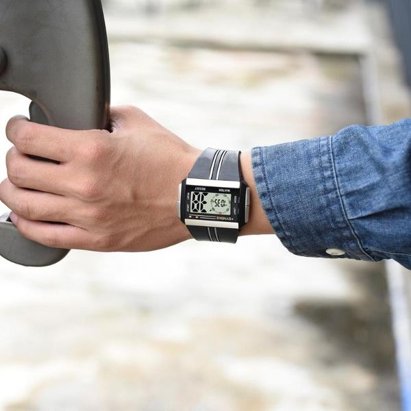 wristwatches panars mens watches sports digital led watch men waterproof alarm chronograph reloj hombre relogio masculino for, Slivery;brown
wristwatches panars mens watches sports digital led watch men waterproof alarm chronograph reloj hombre relogio masculino for, Slivery;brown