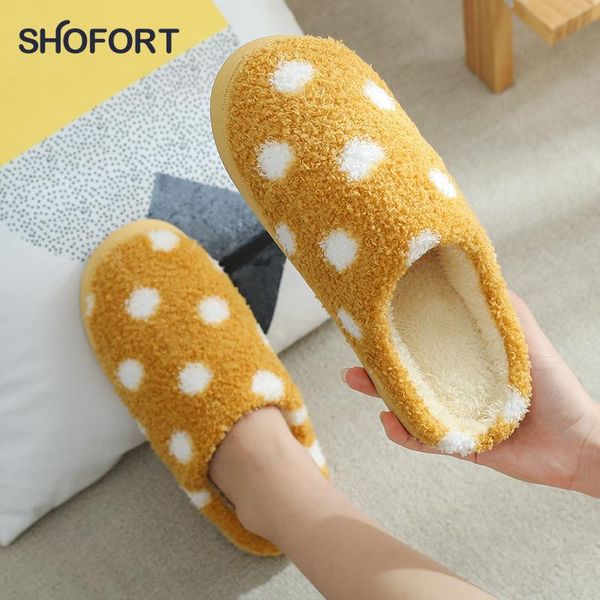 winter indoor slippers 2021 fashion casual polka dot shoes for women thicken short plush warm non-slip platform, Black
winter indoor slippers 2021 fashion casual polka dot shoes for women thicken short plush warm non-slip platform, Black
