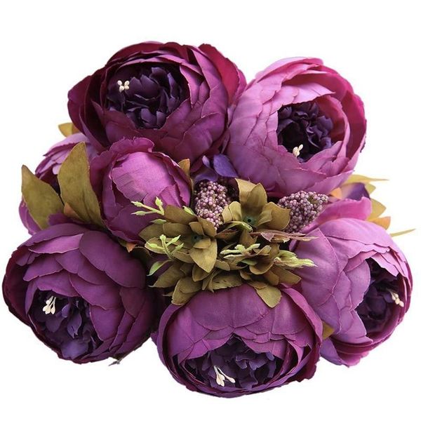 vintage artificial peony silk flowers bouquet home wedding decoration-purple decorative & wreaths
vintage artificial peony silk flowers bouquet home wedding decoration-purple decorative & wreaths