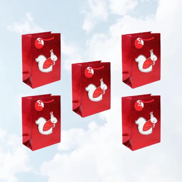 gift wrap 5pcs creative paper tote bags party bag christmas favor present pouch squirrel pattern decorated candy wrapping bag(red)
gift wrap 5pcs creative paper tote bags party bag christmas favor present pouch squirrel pattern decorated candy wrapping bag(red)