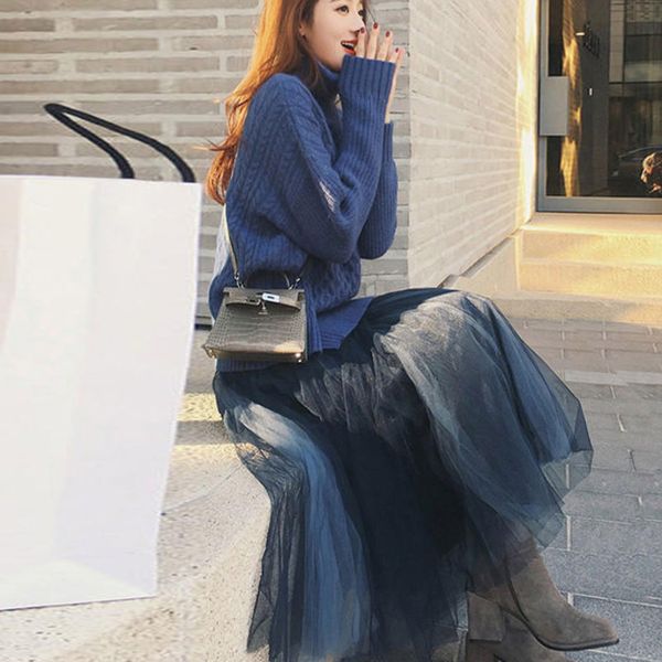 skirt piece set women autumn winter long sleeve turtleneck sweater pullover and mesh suit sets chandal mujer 2 piezas uv1u, Black
skirt piece set women autumn winter long sleeve turtleneck sweater pullover and mesh suit sets chandal mujer 2 piezas uv1u, Black