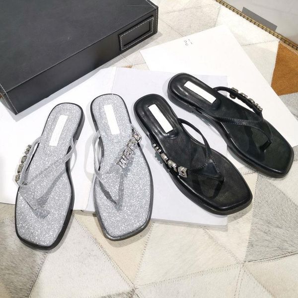 glitter crystal letter embellished women slippers slip on casual flip flops flat heel female slides outdoor beach shoes, Black
glitter crystal letter embellished women slippers slip on casual flip flops flat heel female slides outdoor beach shoes, Black
