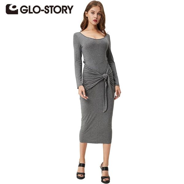 casual dresses glo-story 2021 fashion women dress autumn long sleeve skinny solid vestidos wyq-17s02, Black;gray
casual dresses glo-story 2021 fashion women dress autumn long sleeve skinny solid vestidos wyq-17s02, Black;gray