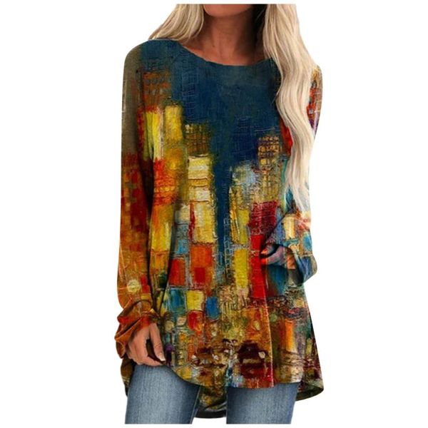 women's blouses & shirts women long sleeve blouse 2021 autumn fashion o-neck casual elegant print pullover ladies office vintage loose, White
women's blouses & shirts women long sleeve blouse 2021 autumn fashion o-neck casual elegant print pullover ladies office vintage loose, White