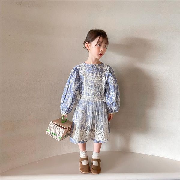 girl's dresses children clothing 2021 autumn girls cute soft lace floral princess dress sky blue retro baby, Red;yellow
girl's dresses children clothing 2021 autumn girls cute soft lace floral princess dress sky blue retro baby, Red;yellow