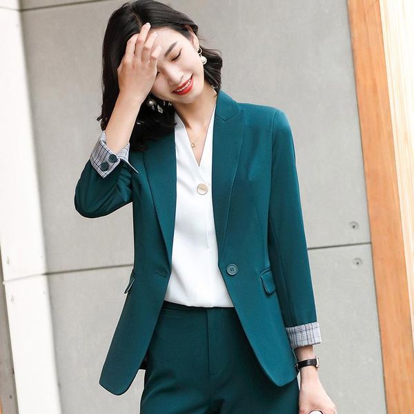 women business suits formal uniform designs pantsuits ol styles long sleeve autumn winter office work wear blazers set plus size women', White
women business suits formal uniform designs pantsuits ol styles long sleeve autumn winter office work wear blazers set plus size women', White