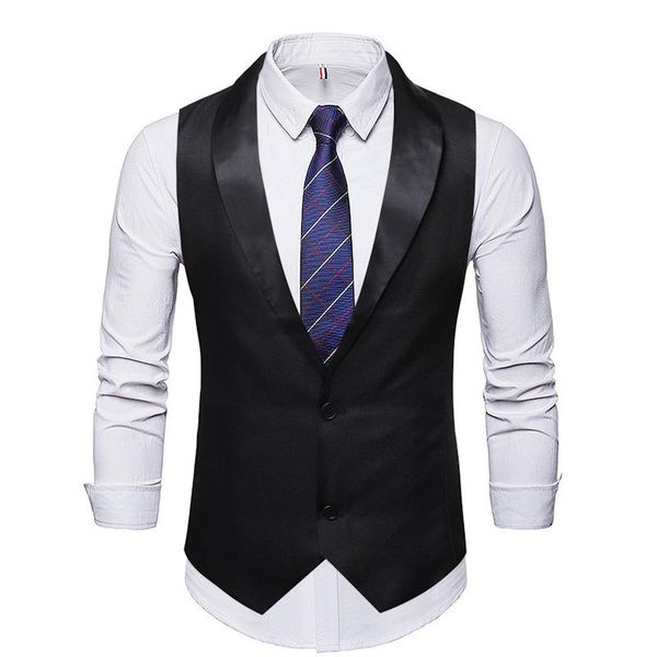 men's vests mens slim fit suit v-neck formal business shawl collar dress waistcoat men wedding groom tuxedo vest chaleco hombre, Black;white
men's vests mens slim fit suit v-neck formal business shawl collar dress waistcoat men wedding groom tuxedo vest chaleco hombre, Black;white