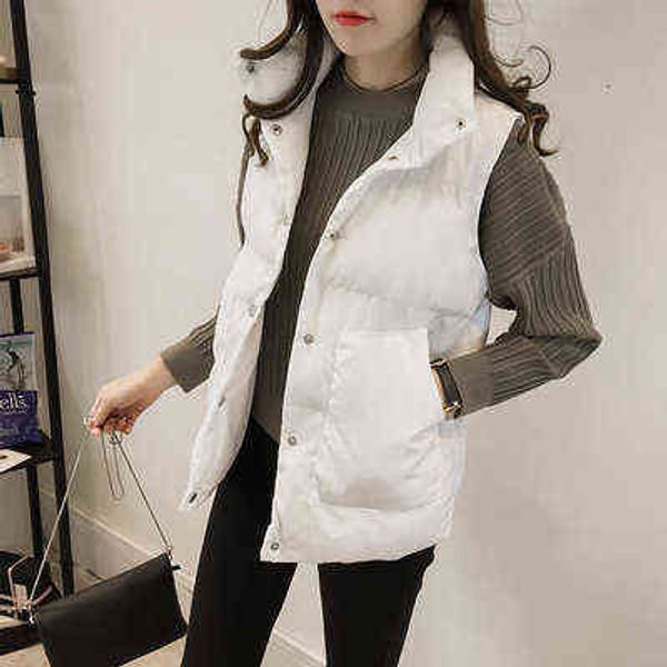 women's vest women's short korean autumn and winter down cotton et bread et, Black;white
women's vest women's short korean autumn and winter down cotton et bread et, Black;white