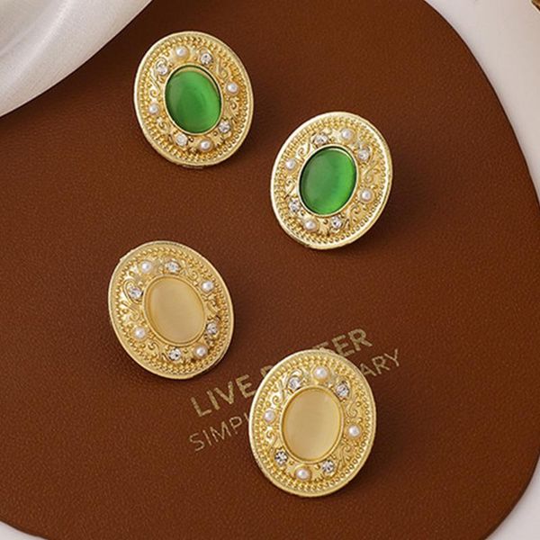 vintage korean opal shaped stud earrings blue yellow hollow flower crystal ear for women 2021 trend retro statement earring, Golden;silver
vintage korean opal shaped stud earrings blue yellow hollow flower crystal ear for women 2021 trend retro statement earring, Golden;silver