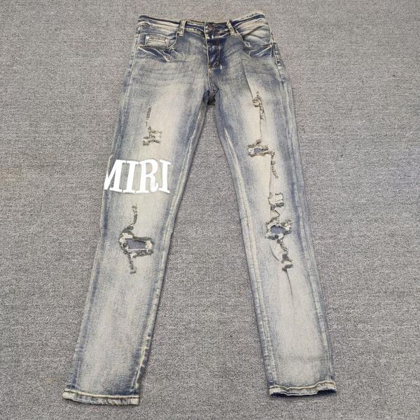 men's jeans motorcycle pants men punk ripped pantalon homme for retro old street fashion letter, Blue
men's jeans motorcycle pants men punk ripped pantalon homme for retro old street fashion letter, Blue