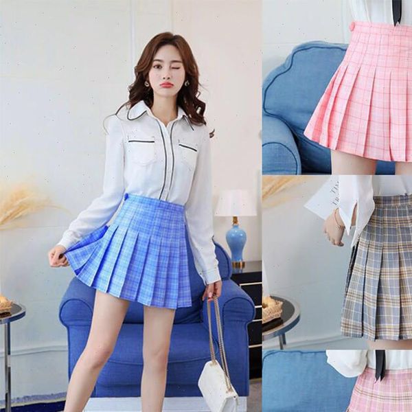 autumn korean high waist womens skirts plaid mini school girls cute pleated with zipper 4, Black
autumn korean high waist womens skirts plaid mini school girls cute pleated with zipper 4, Black
