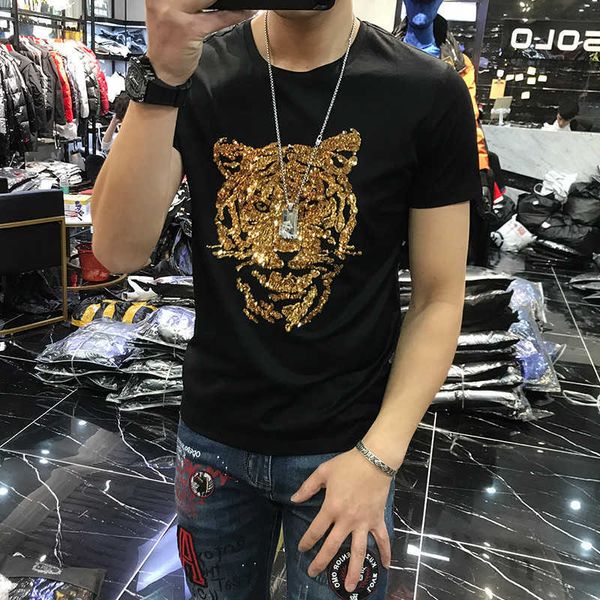 men's t-shirts t shirts 100% casual men's summer tiger beaded t-shirt o-neck cotton brand fi ykvl, White;black
men's t-shirts t shirts 100% casual men's summer tiger beaded t-shirt o-neck cotton brand fi ykvl, White;black