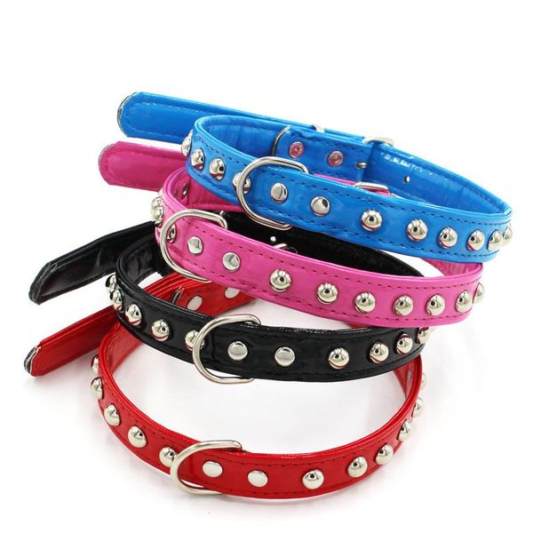 small cats dogs collars rivet pu leather for pet accessories puppy necklace chihuahua supplies personalized dog & leashes
small cats dogs collars rivet pu leather for pet accessories puppy necklace chihuahua supplies personalized dog & leashes